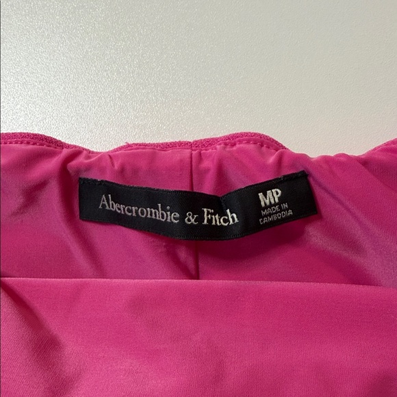 Abercrombie & Fitch Fuchsia Corset Dress Size Medium Petite - Picture 2 of 6